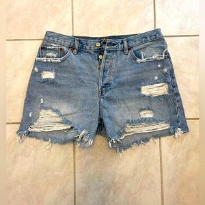 Abercrombie High Rise 4” Shorts